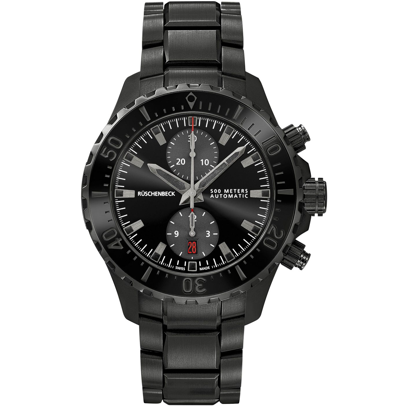 Rüschenbeck - The Watch | R5CHRONO BLACK EDITION | R5-D-MB-K01-01-I-SLN1