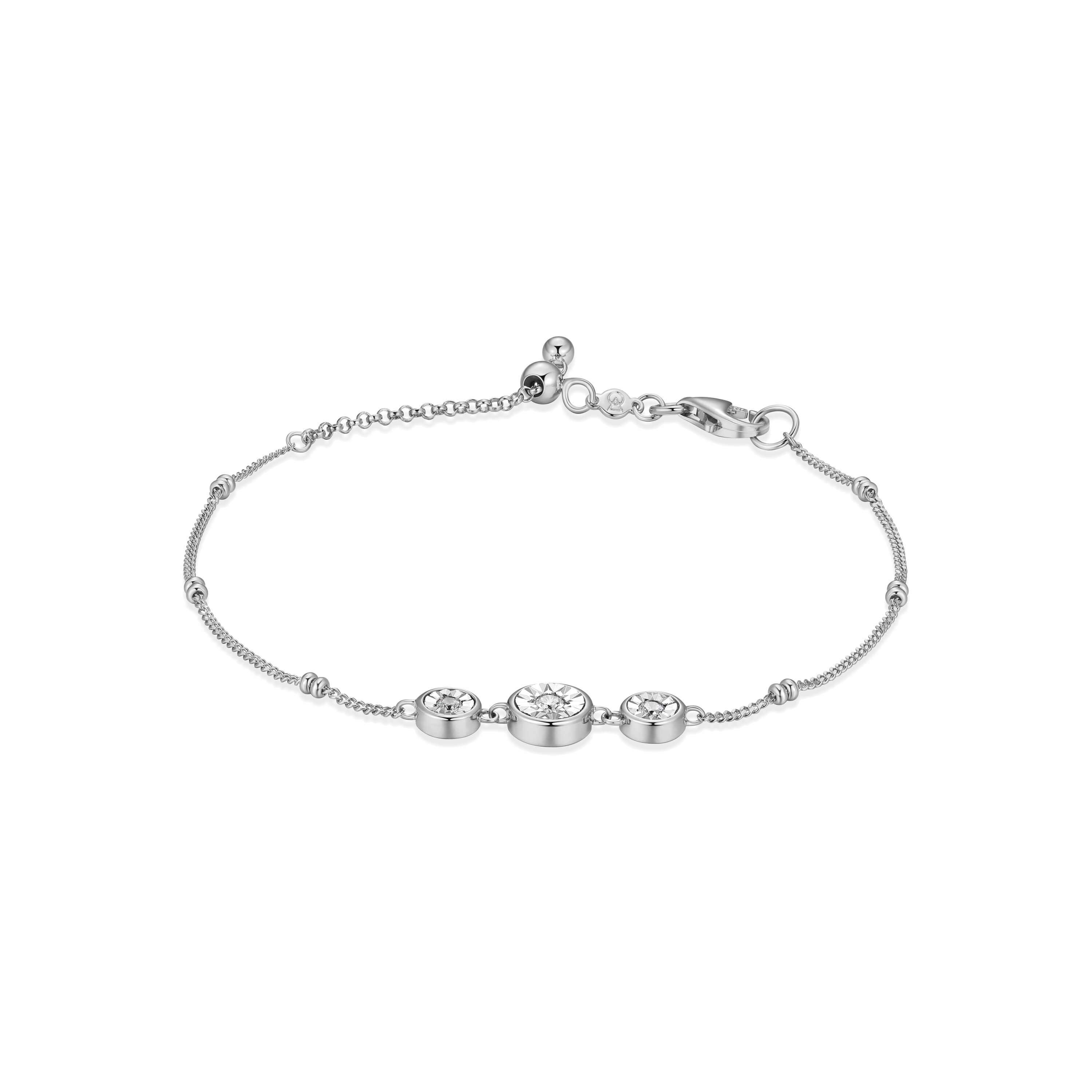 Silberschmuck | M. by Monte Luna Armband Silber rhodiniert | R1ADLUKHRQ-0E8UAB2