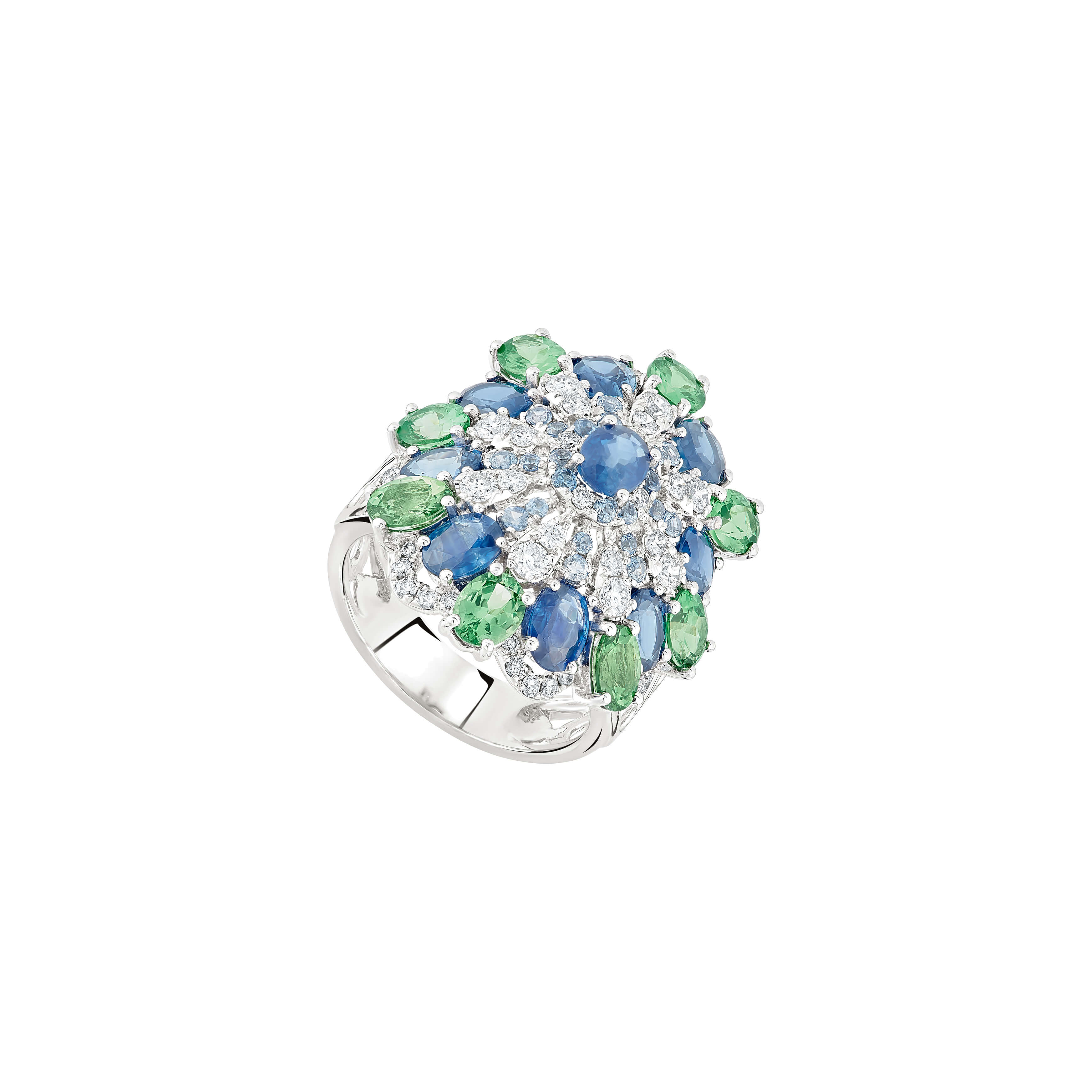 Rüschenbeck Collection | Diamant Farbsteinring | RBK-RUE-6101