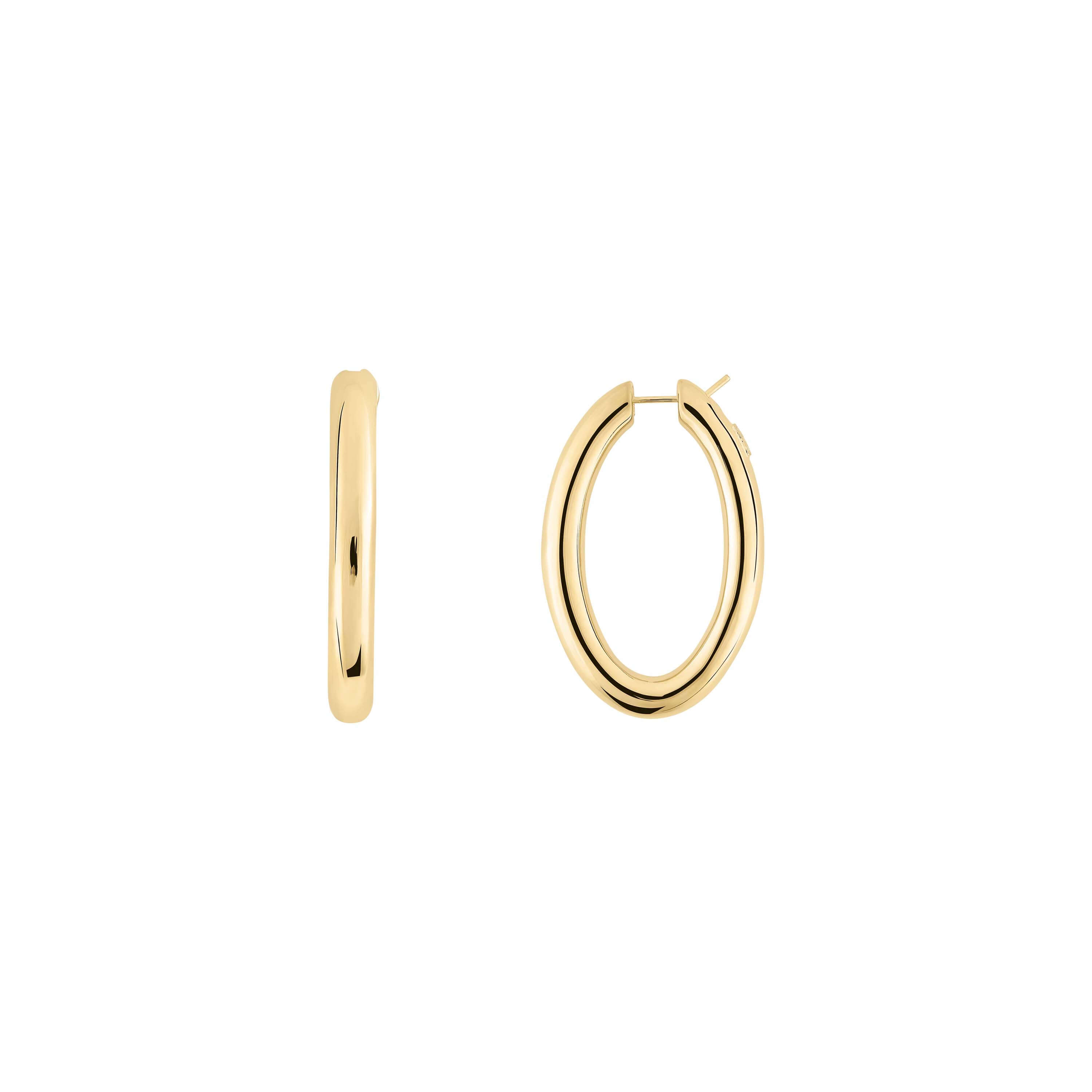 Silberschmuck | Micheletto Creolen Silber vergoldet | E03643G