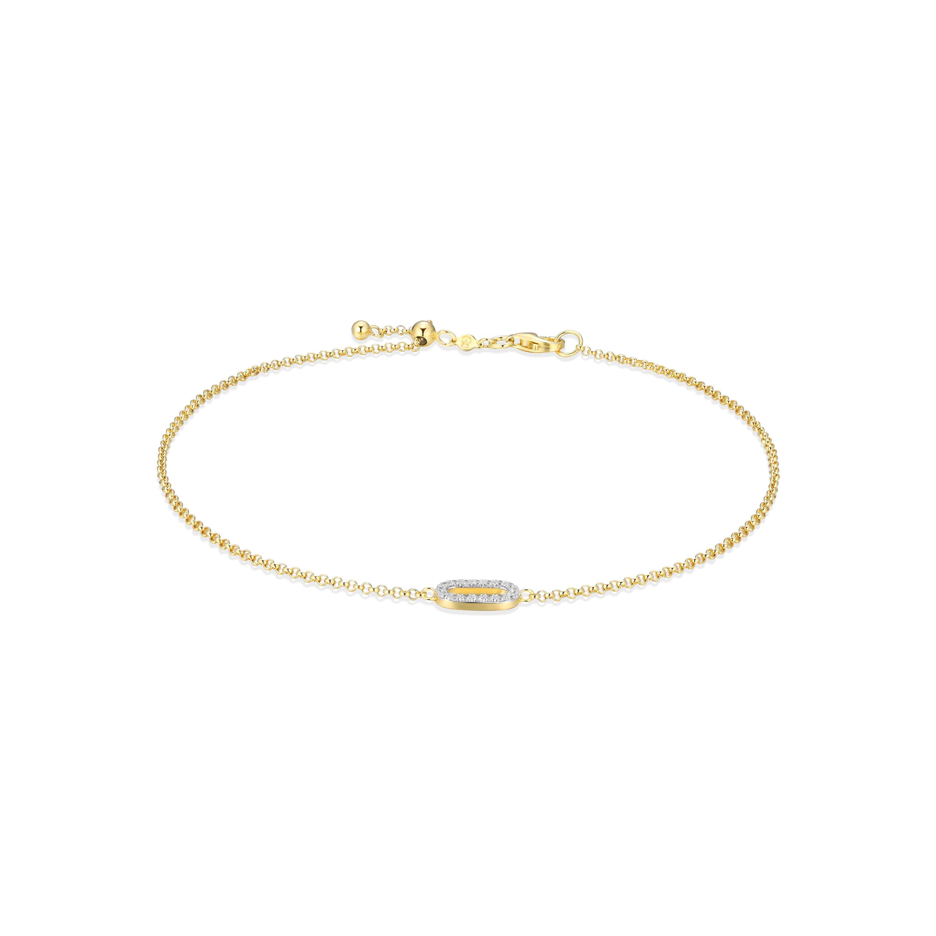 Silberschmuck | M. by Monte Luna Fußkette Silber vergoldet | S1ADLYKHRS-6DTUAB2