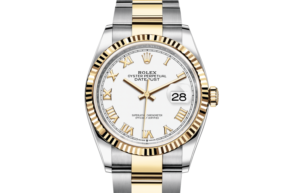 Rolex Datejust 36 in Edelstahl Oystersteel und Gold M126233-0030