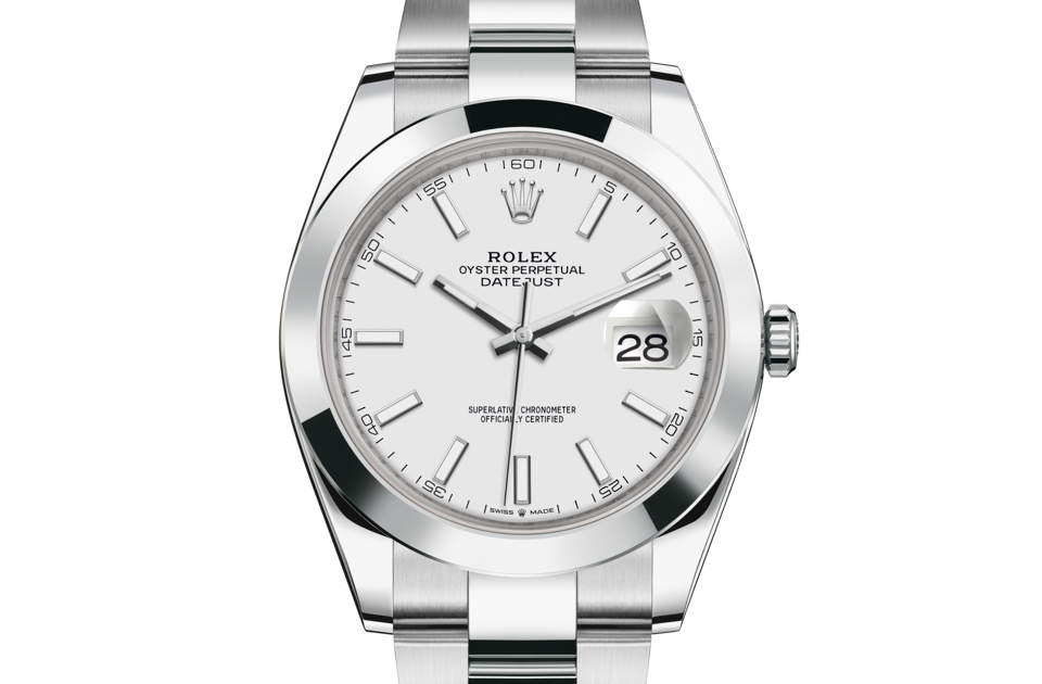 Rolex Datejust 41 in Edelstahl Oystersteel M126300-0005