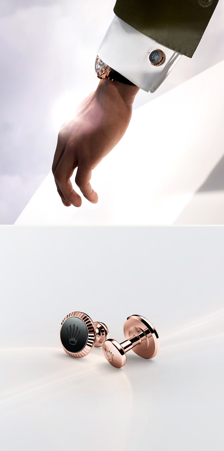 Manschettenknöpfe „Riffeldesign”