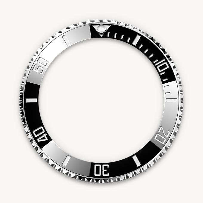 In eine Richtung drehbare Lünette