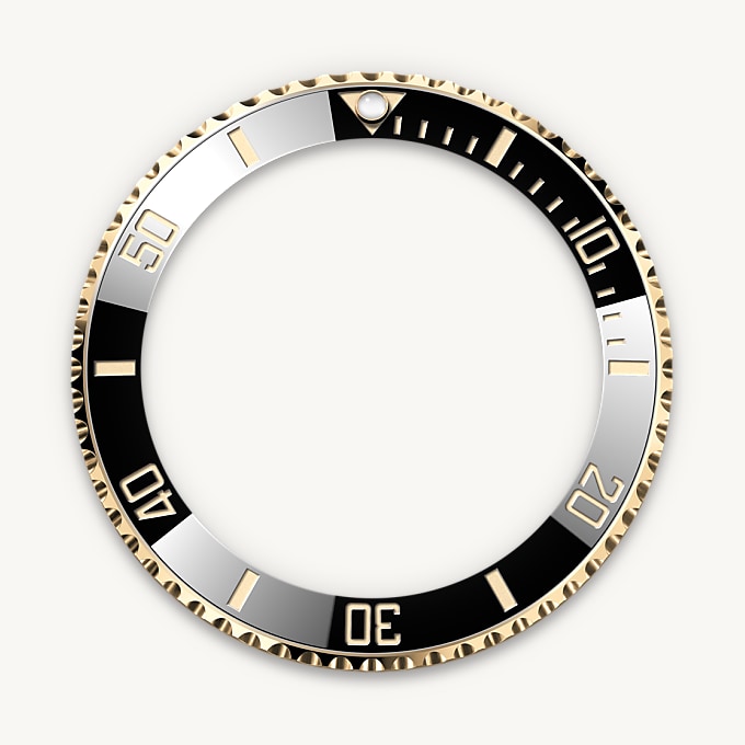 In eine Richtung drehbare Lünette