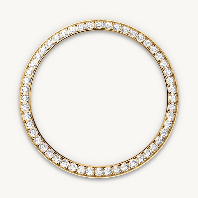 Diamantbesetzte Lünette