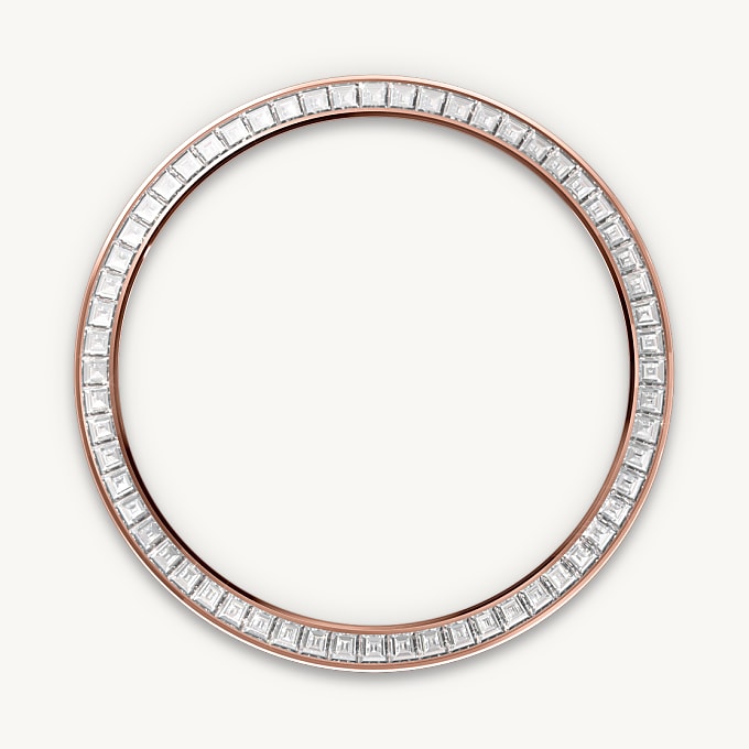 Diamantbesetzte Lünette