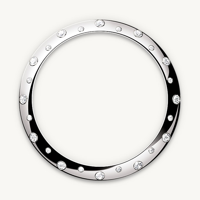 Diamantbesetzte Lünette