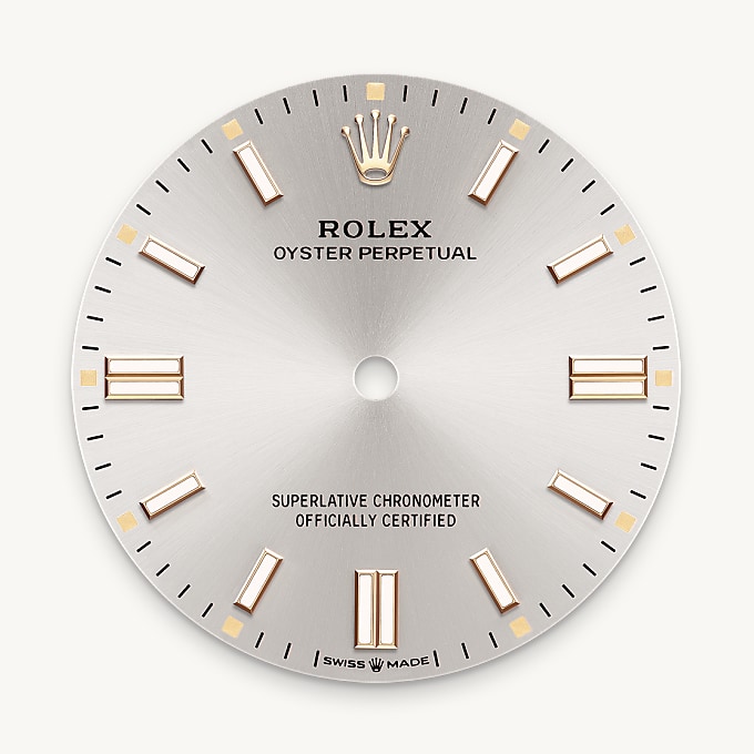 Silbernes Zifferblatt