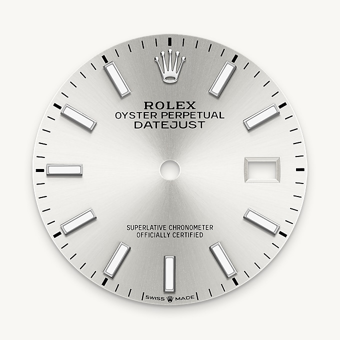 Silbernes Zifferblatt