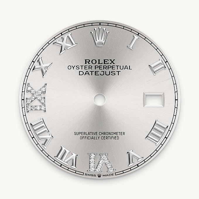 Silbernes Zifferblatt