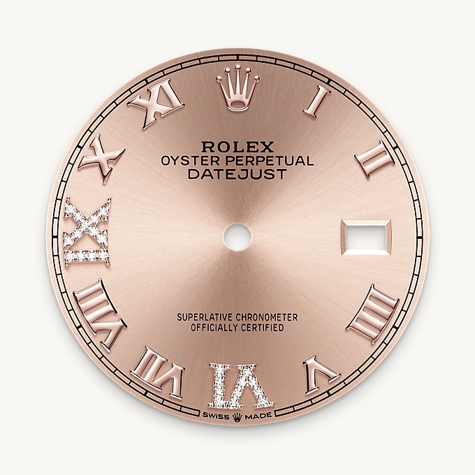 Zifferblatt Farbe Rosé