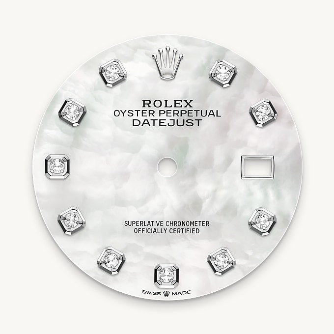 Perlmutt-Zifferblatt