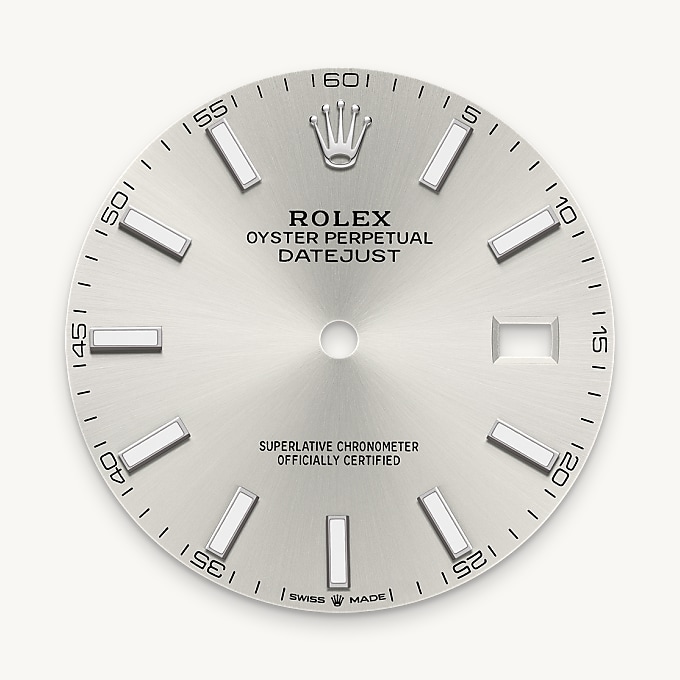 Silbernes Zifferblatt