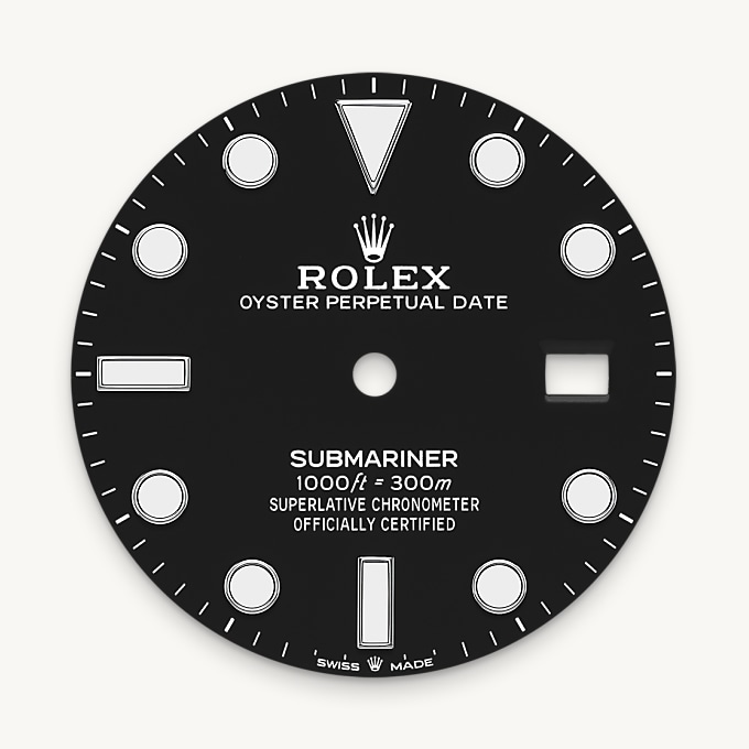 Schwarzes Zifferblatt