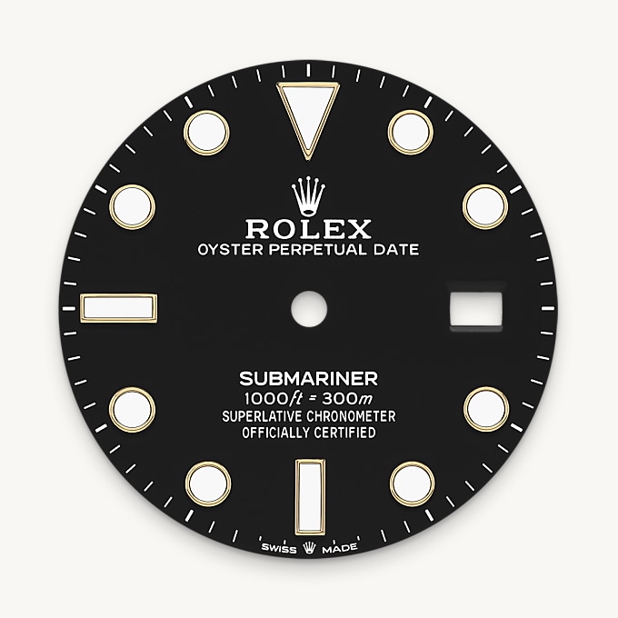 Schwarzes Zifferblatt