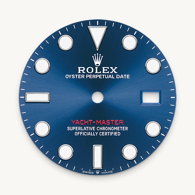 Strahlend blaues Zifferblatt