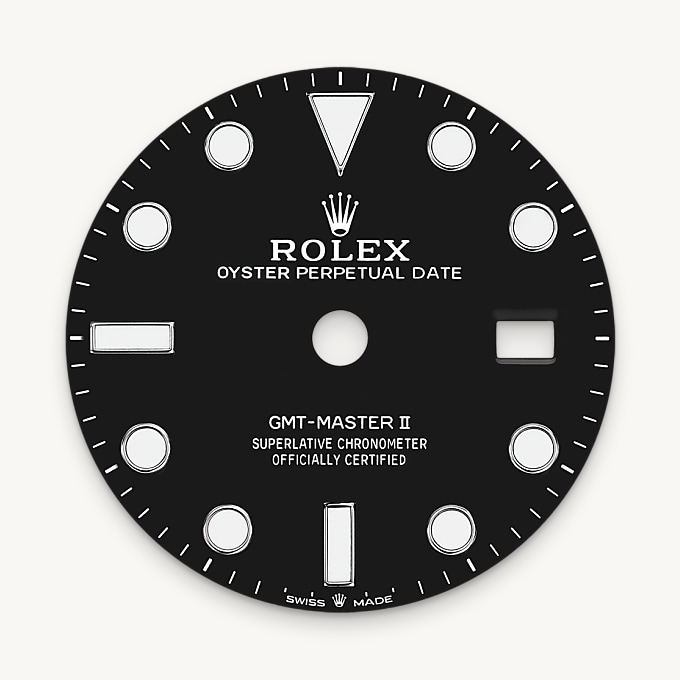 Schwarzes Zifferblatt