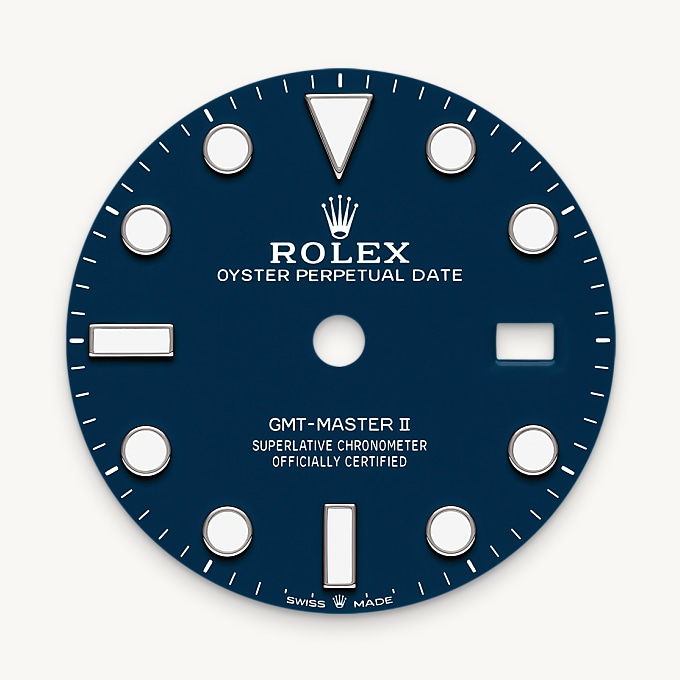 Tiefblaues Zifferblatt