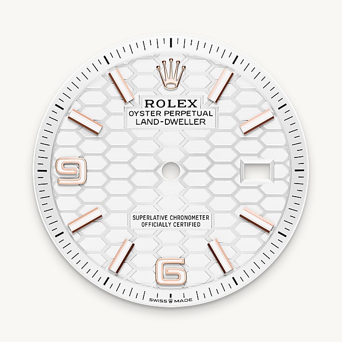 Tiefweißes Zifferblatt