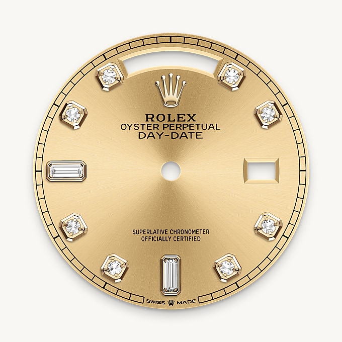 Champagner­farbenes Zifferblatt