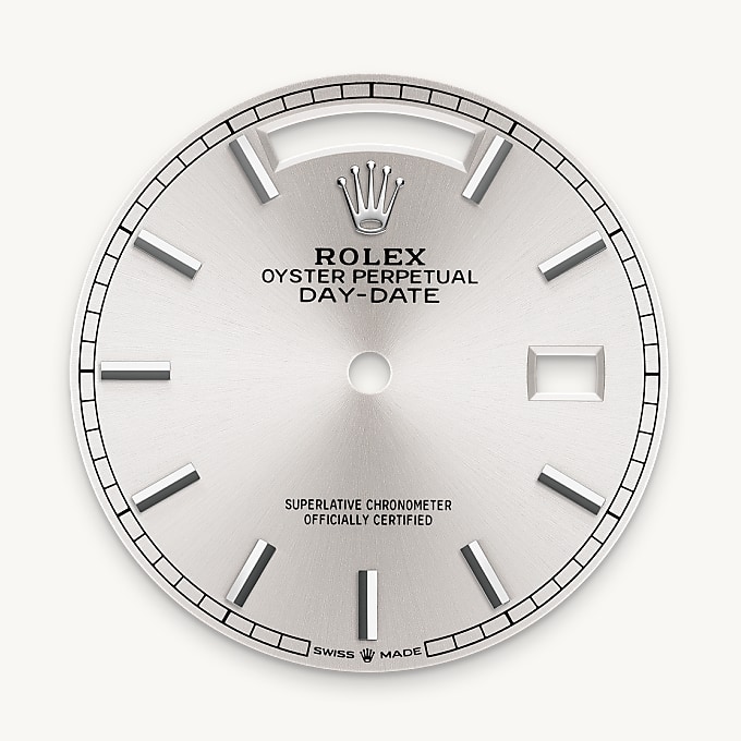 Silbernes Zifferblatt