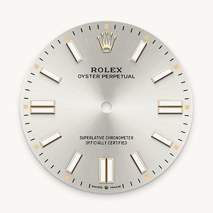 Silbernes Zifferblatt