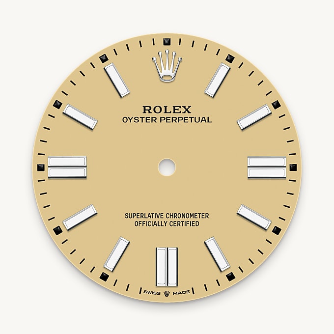 Zifferblatt in Beige