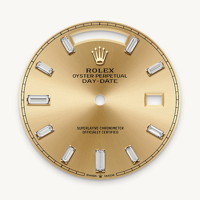 Champagner­farbenes Zifferblatt