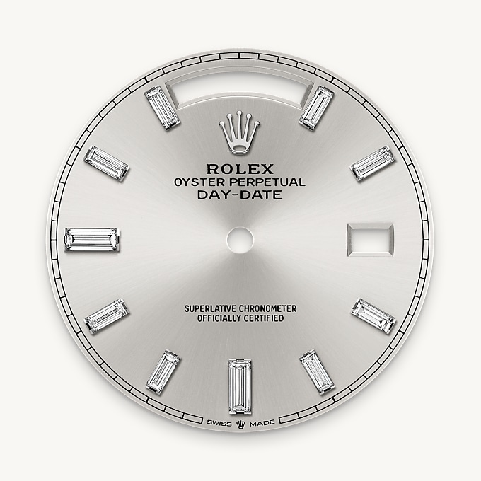 Silbernes Zifferblatt