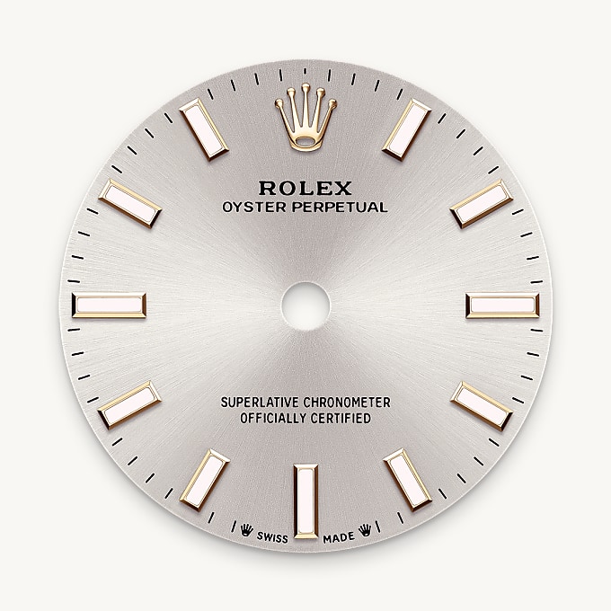 Silbernes Zifferblatt