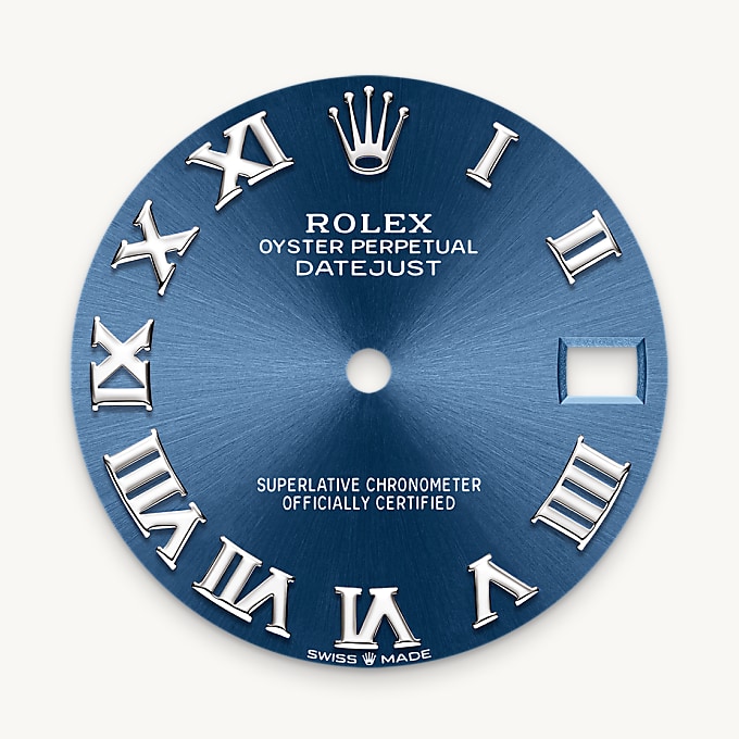 Strahlend blaues Zifferblatt