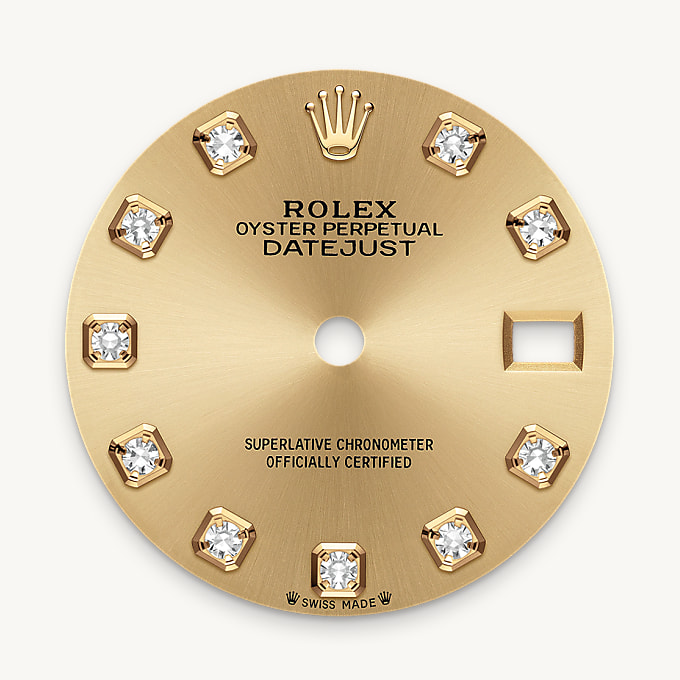 Champagner­farbenes Zifferblatt