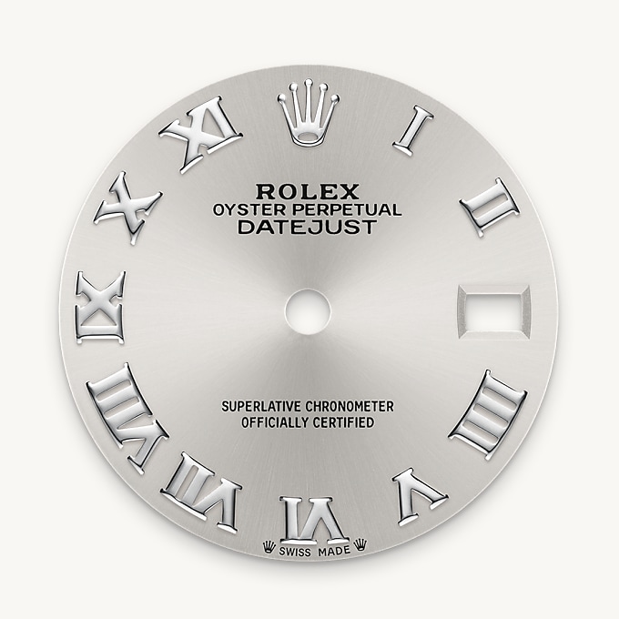 Silbernes Zifferblatt