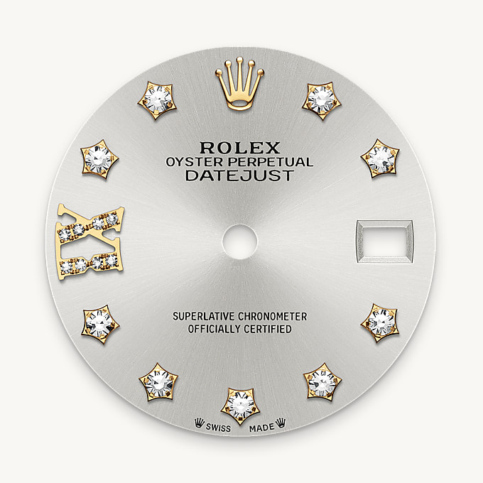 Silbernes Zifferblatt