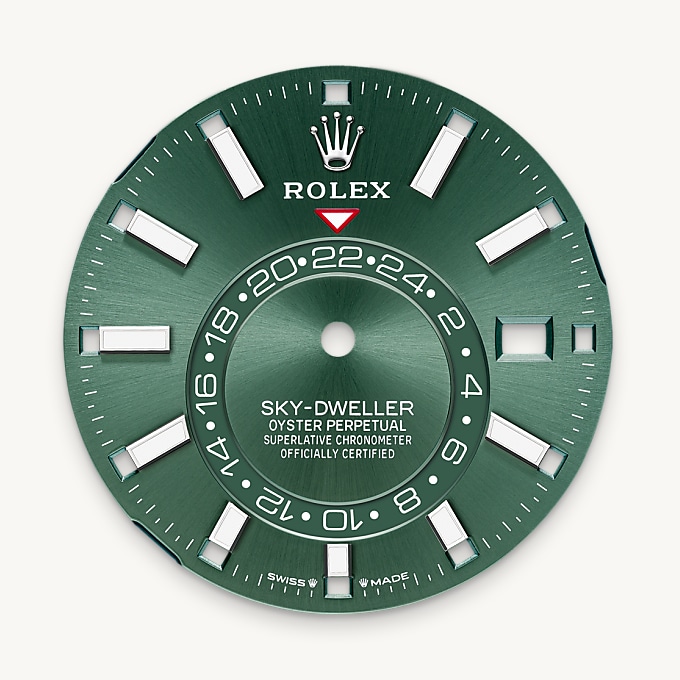 Mintgrünes Zifferblatt