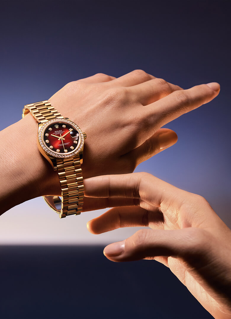 Rolex Datejust - Spiel von Licht und Schatten