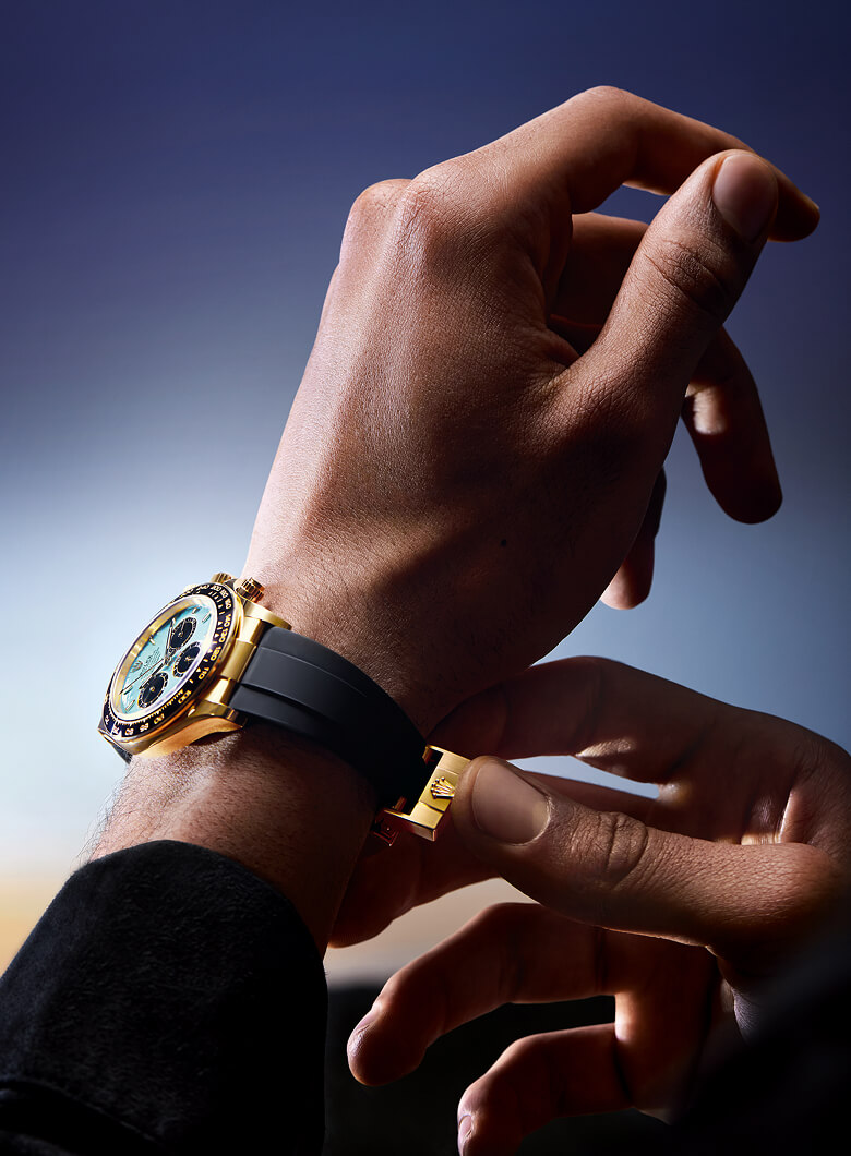 Oysterflex-Band mit Oysterlock-Sicherheitsfaltschließe