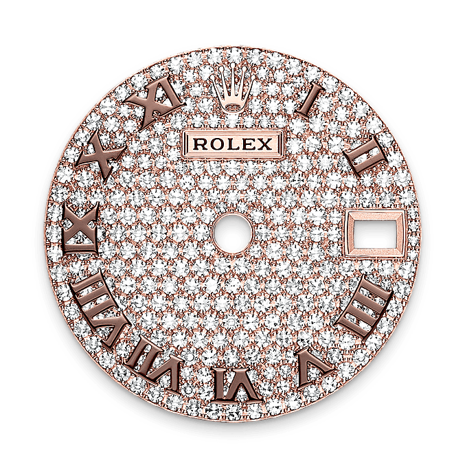 Rolex Lady-Datejust Diamantpavé­-Zifferblatt