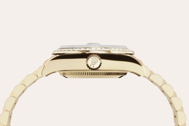 Rolex Lady-Datejust 18 Karat Gelbgold